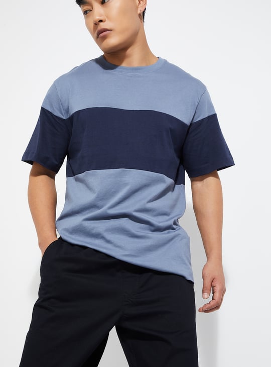 Men Colourblocked T-shirt - Pack of 2