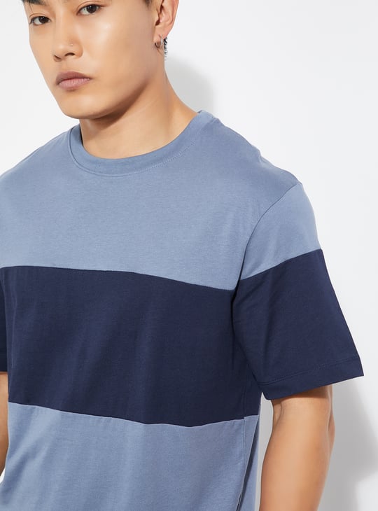 Men Colourblocked T-shirt - Pack of 2