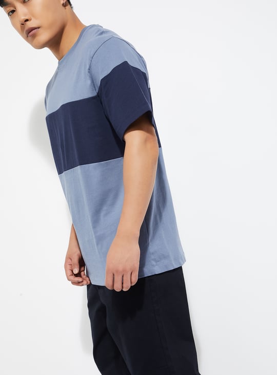 Men Colourblocked T-shirt - Pack of 2
