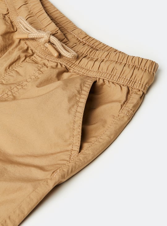Boys Solid Shorts - Pack of 2