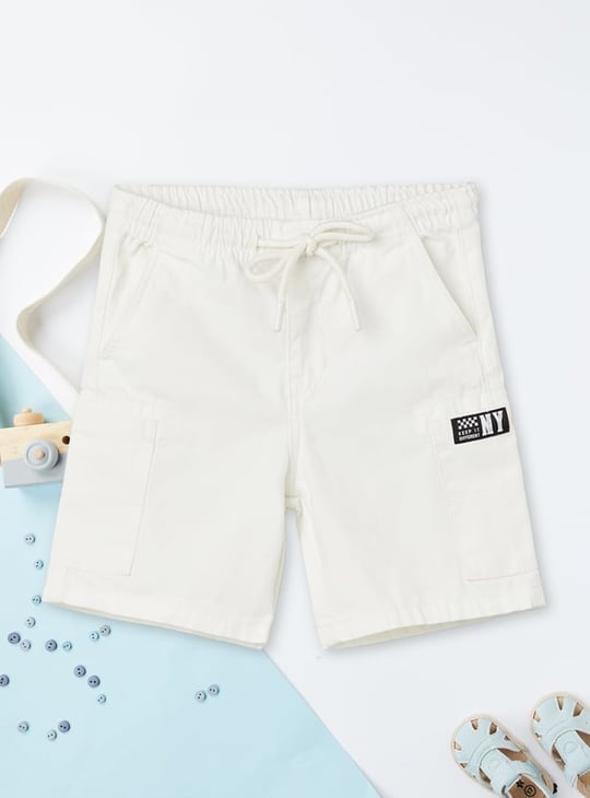 Boys Solid Shorts - Pack of 2
