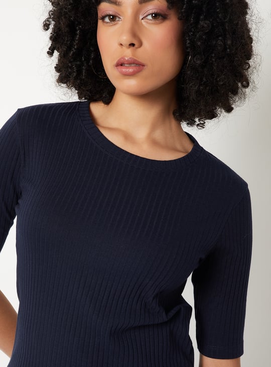 Women Ribbed T-shirt - Pack of 2