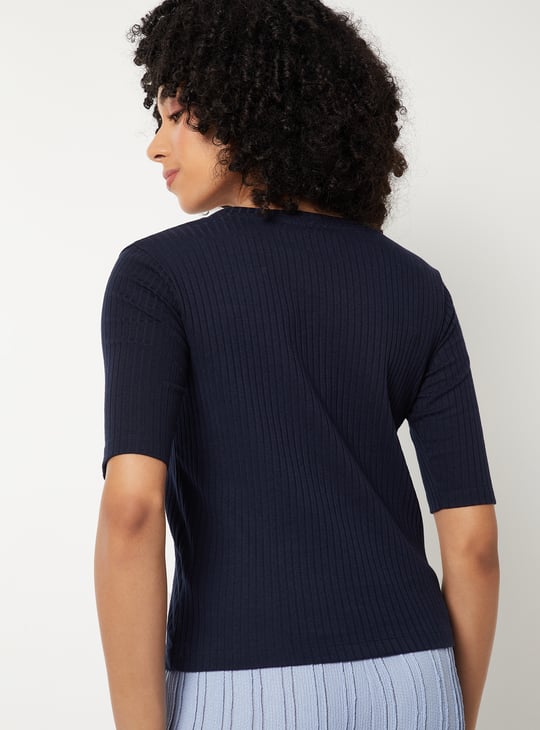 Women Ribbed T-shirt - Pack of 2