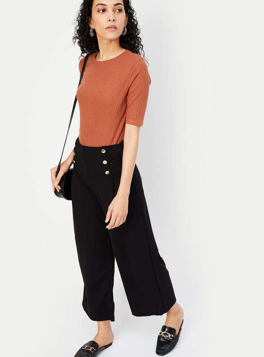 Women Ribbed T-shirt - Pack of 2