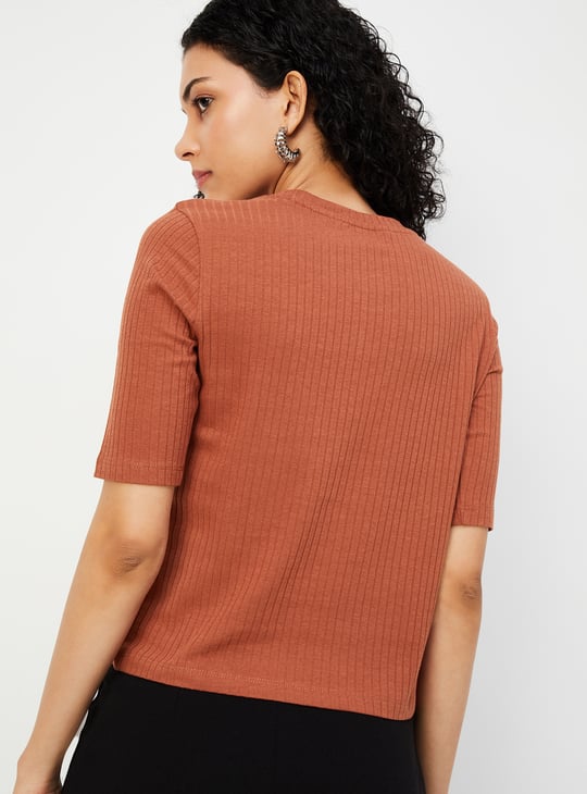 Women Ribbed T-shirt - Pack of 2