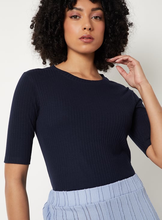 Women Ribbed T-shirt - Pack of 2