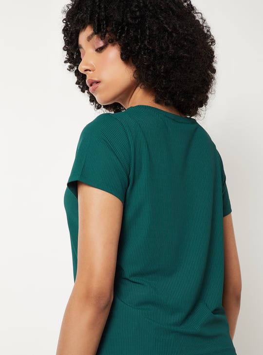 Women Ribbed T-shirt - Pack of 2