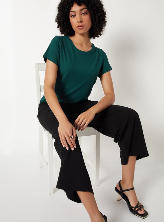 Women Ribbed T-shirt - Pack of 2