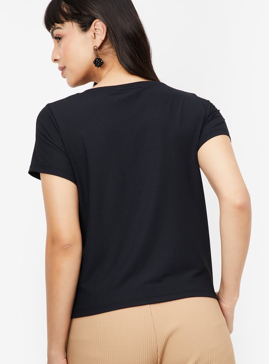 Women Ribbed T-shirt - Pack of 2