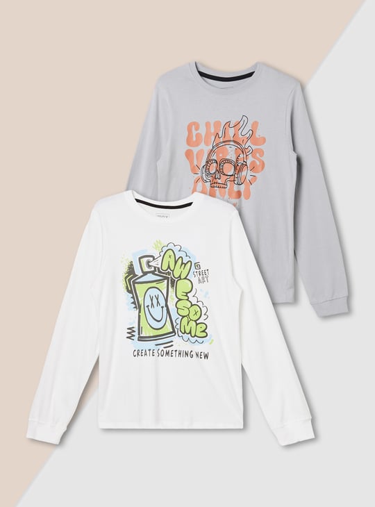 Boys Printed T-shirt - Pack of 2