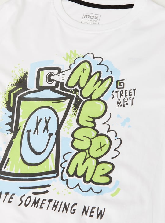 Boys Printed T-shirt - Pack of 2