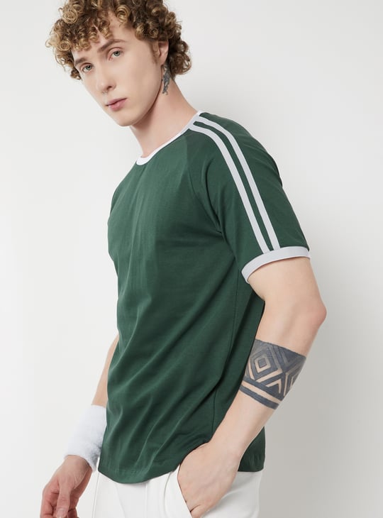 Men Side Stripes Sports T-shirt - Pack of 2