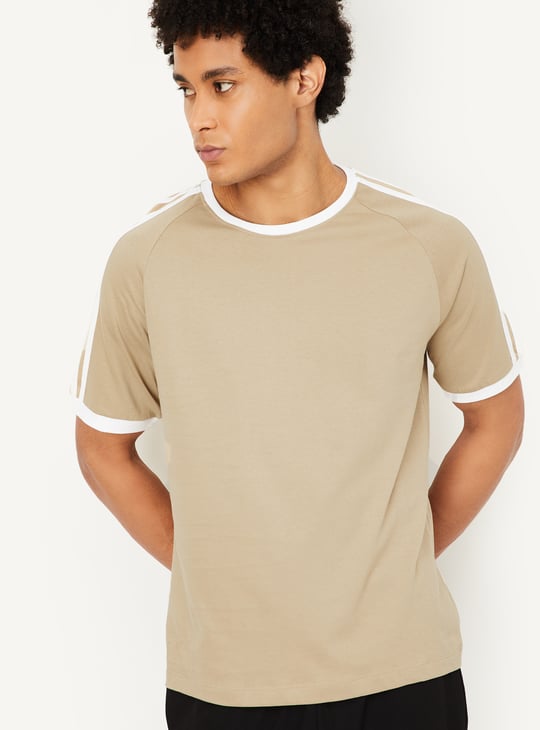 Men Side Stripes Sports T-shirt - Pack of 2