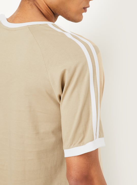 Men Side Stripes Sports T-shirt - Pack of 2