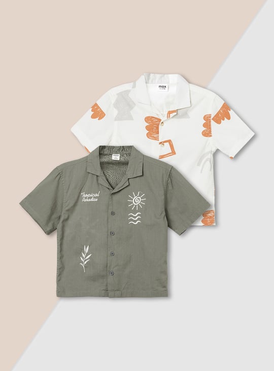 Boys Assorted Shirt - Pack of 2