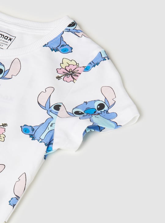 Girls Lilo & Stitch T-shirts - Pack of 2