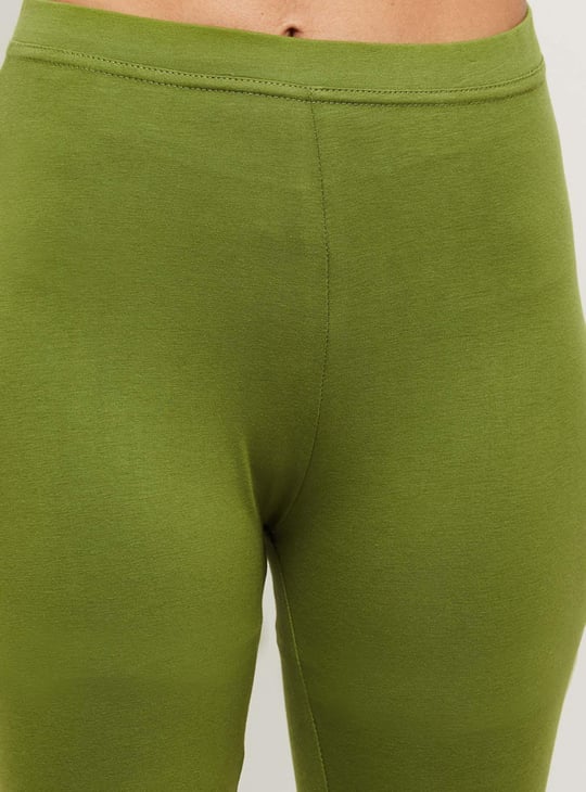 Women Solid Leggings - Pack of 2