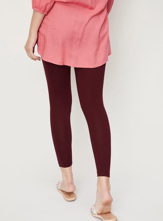 Women Solid Leggings - Pack of 2