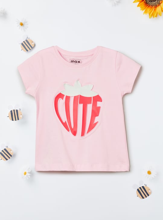 Girls Printed T-shirt - Pack of 2