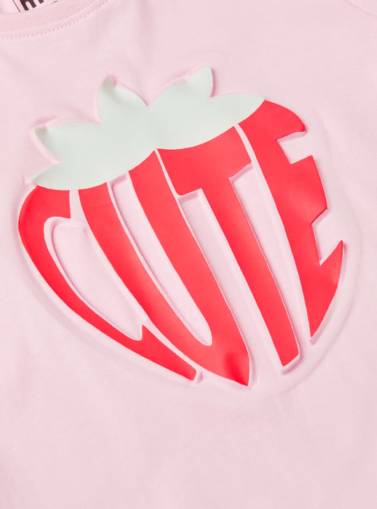 Girls Printed T-shirt - Pack of 2