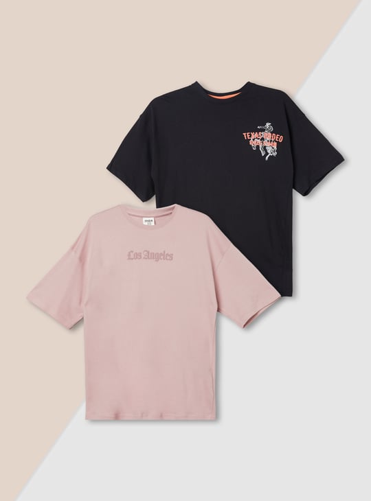 Boys Printed T-shirt - Pack of 2