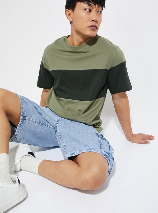 URB_N Men Colourblock T-shirt - Pack of 2