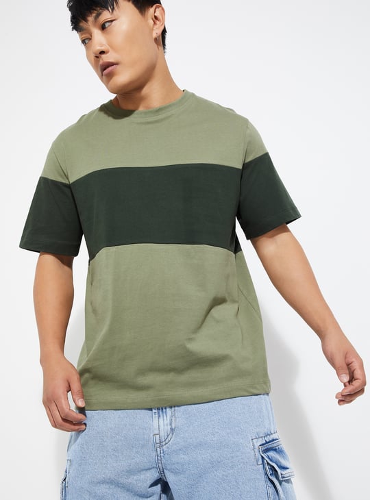 URB_N Men Colourblock T-shirt - Pack of 2