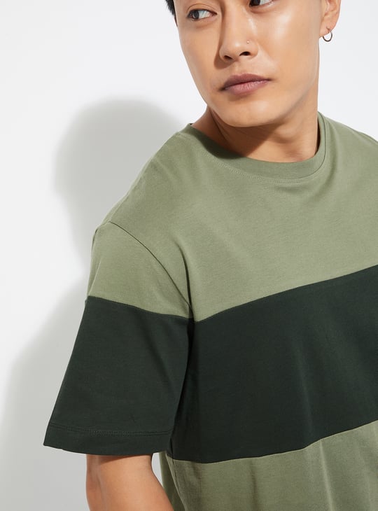 URB_N Men Colourblock T-shirt - Pack of 2