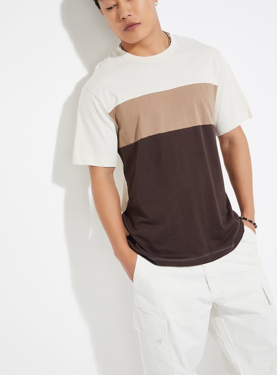 URB_N Men Colourblock T-shirt - Pack of 2