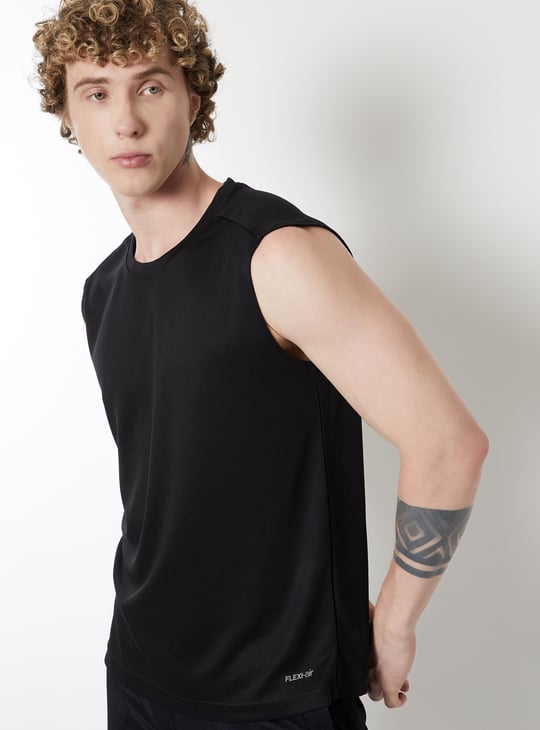 Men Solid Sports T-shirts - Pack of 2