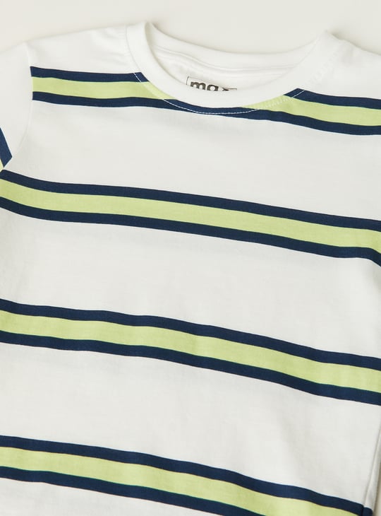Boys Striped T-shirt - Pack of 2
