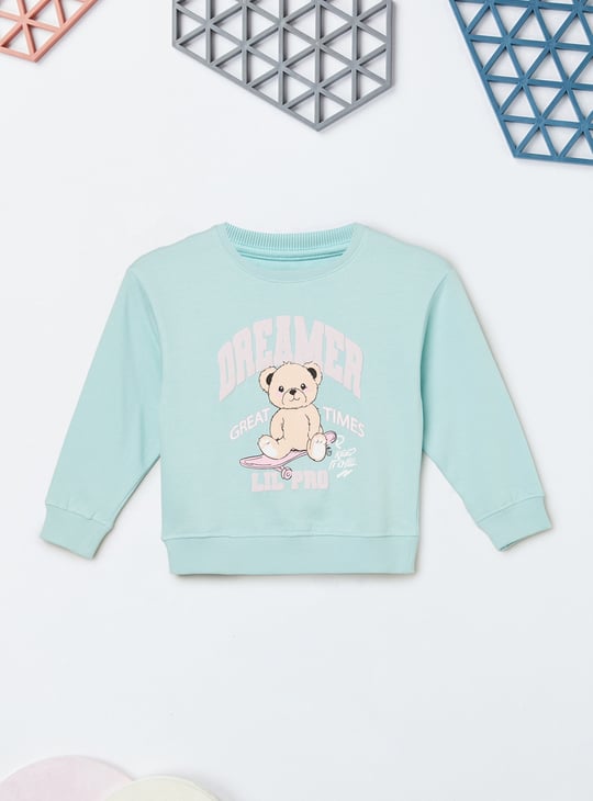 Girls Printed Sweatshirt - Pack of 2