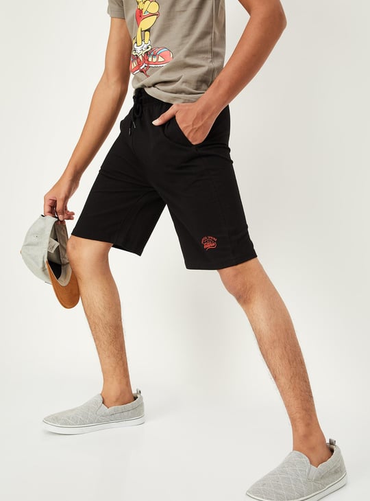 Boys Solid Shorts - Pack of 2