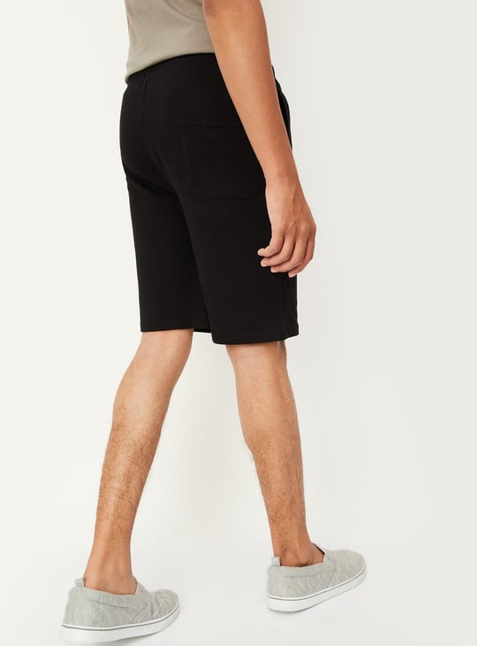 Boys Solid Shorts - Pack of 2