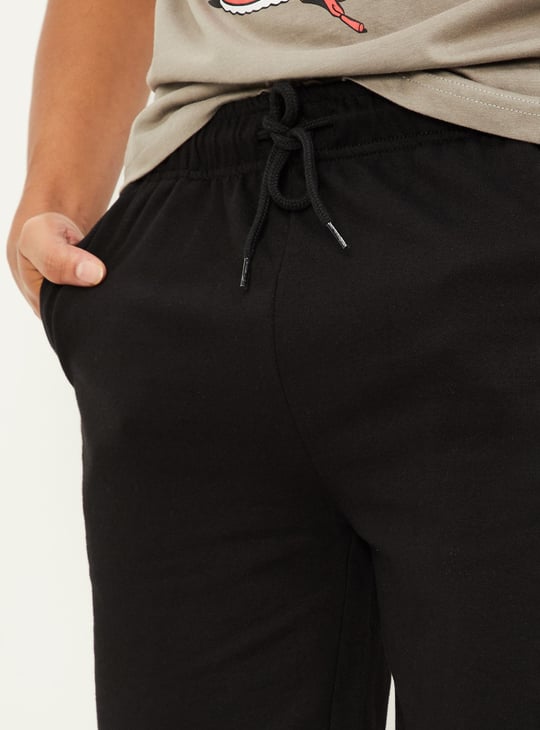Boys Solid Shorts - Pack of 2