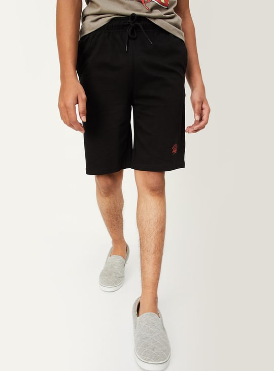 Boys Solid Shorts - Pack of 2