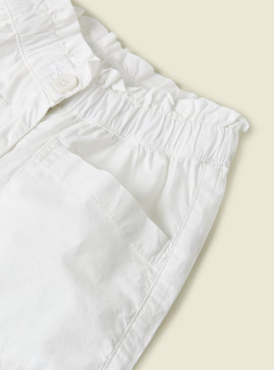 Girls Solid Shorts - Pack of 2