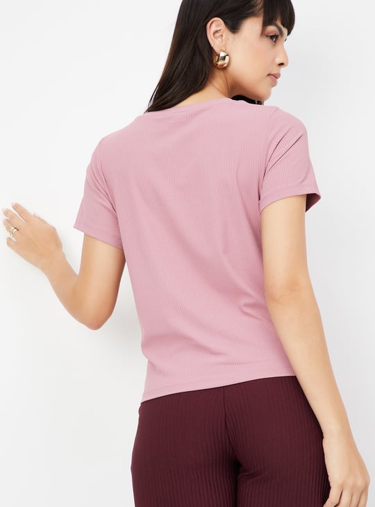 Women Ribbed T-shirt - Pack of 2