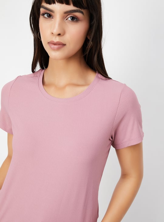 Women Ribbed T-shirt - Pack of 2