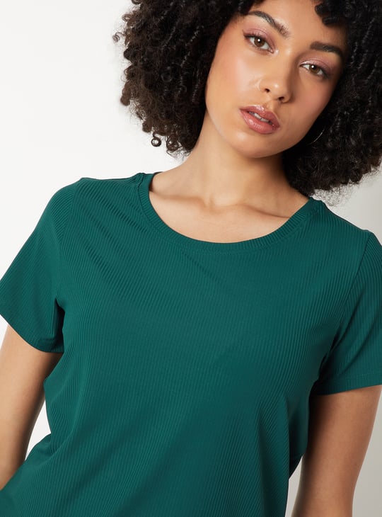 Women Ribbed T-shirt - Pack of 2