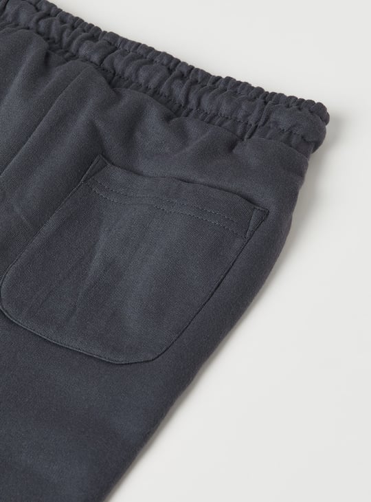 Boys Solid Cargo Shorts - Pack of 2