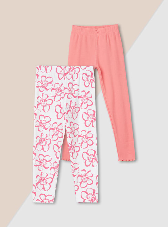 Girls Assorted Leggings - Pack of 2