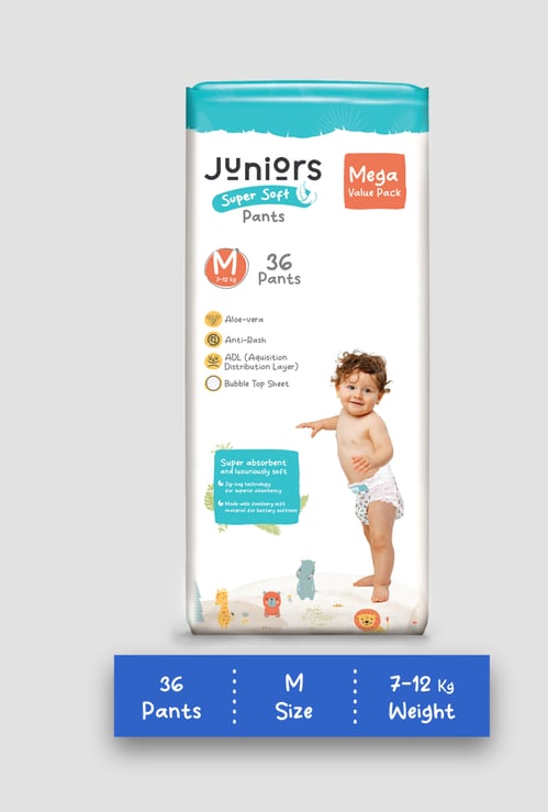 Juniors Super Soft Pants - Size M - 36 Pcs