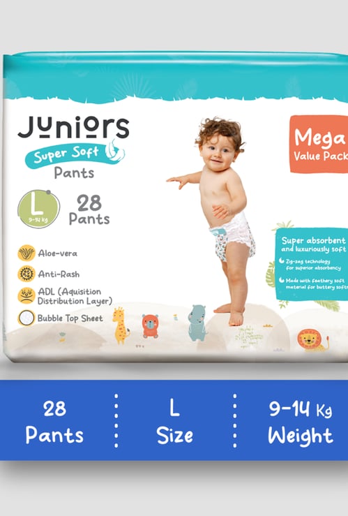 Juniors Super Soft Pants - Size L - 28 Pcs