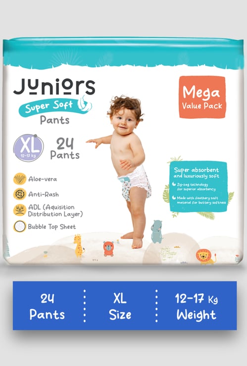 Juniors Super Soft Pants - Size XL - 24 Pcs