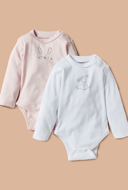 Juniors Printed Bodysuit - Set of 2