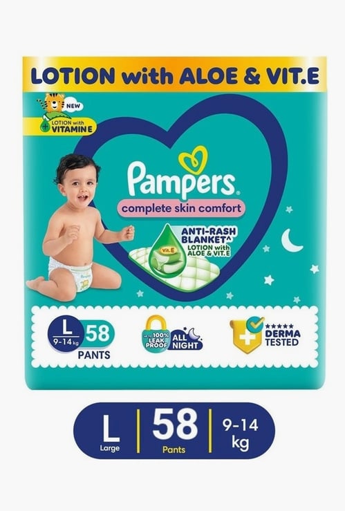 Pampers All-Round Protection Diaper Pants - Size L - 58 Pcs