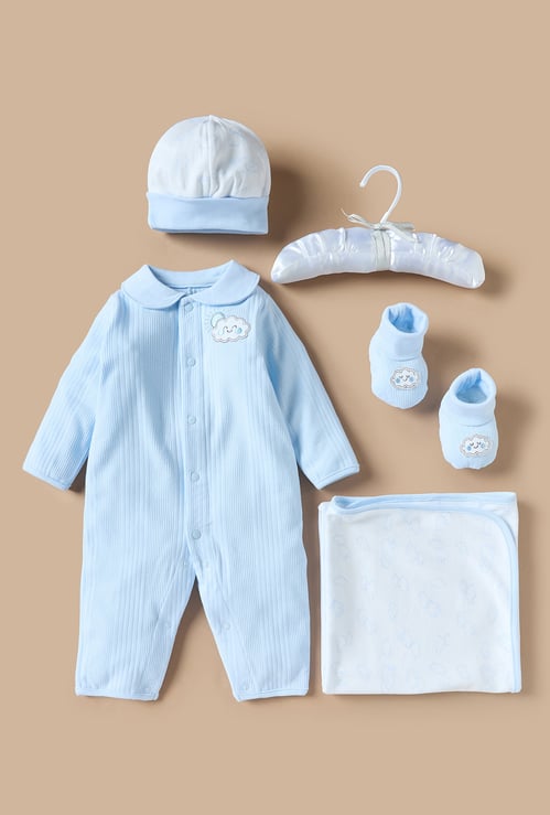Juniors 5-Piece Textured Clothing Set