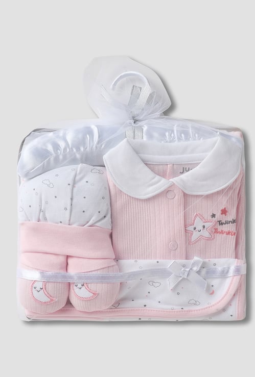 Juniors 5-Piece Textured Clothing Set