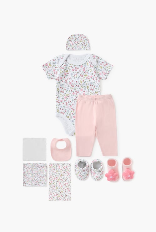 Juniors 12-Piece Floral Print Clothing Gift Set
